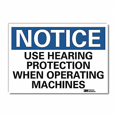 Notice Sign 5inx7in Reflective Sheeting
