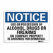 Notice Sign 10 in x 14 in Aluminum