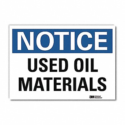 Notice Sign 5inx7in Reflective Sheeting