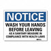 Notice Sign 7inx10in Reflective Sheeting