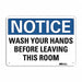Notice Sign 7 in x 10 in Aluminum