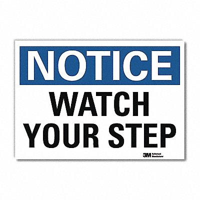 Notice Sign 10inx14in Reflctv Sheeting