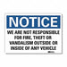 Notice Sign 10x14in Reflective Sheeting