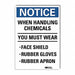Notice Sign 7 in x 5 in Rflct Sheeting