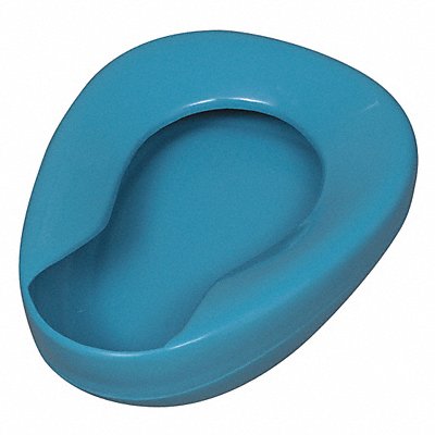 Autoclavable Bedpan Blue Plastic