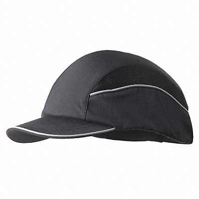 G7578 Bump Cap Baseball Hook-and-Loop Black