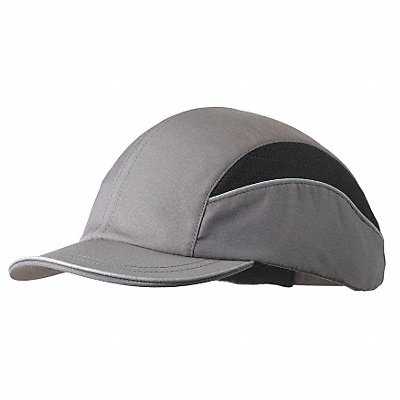 G7578 Bump Cap Baseball Hook-and-Loop Gray