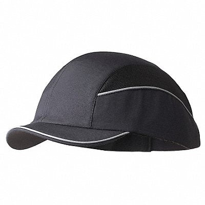 Bump Cap Baseball Hook-and-Loop Black