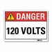 Danger Sign 10inx14in Reflctv Sheeting