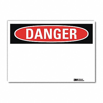 Danger Sign 5inx7in Reflective Sheeting