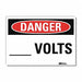 Danger Sign 5inx7in Reflective Sheeting