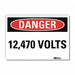Danger Sign 7inx10in Reflective Sheeting