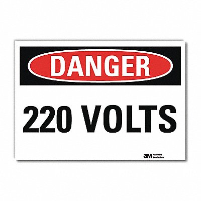 Danger Sign 5inx7in Reflective Sheeting