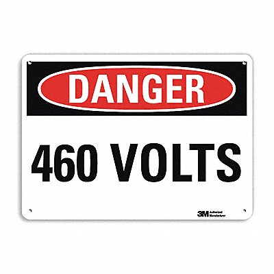 Danger Sign 10 in x 14 in Aluminum