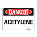 Danger Sign 7 in x 10 in Aluminum
