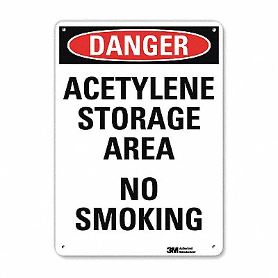 Danger Sign 14 inx10 in Aluminum