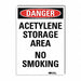 Danger Sign 10 in x 7 in Rflct Sheeting
