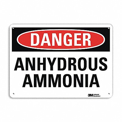 Danger Sign 10 inx14 in Plastic