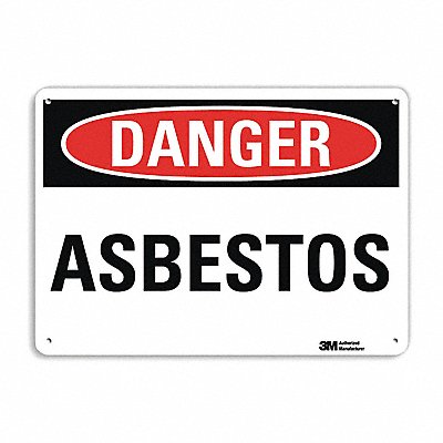 Danger Sign 10 in x 14 in Aluminum
