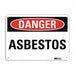 Danger Sign 10 in x 14 in Aluminum