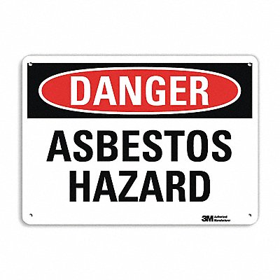 Danger Sign 10 inx14 in Plastic