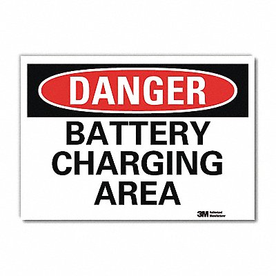 Danger Sign 7inx10in Reflective Sheeting
