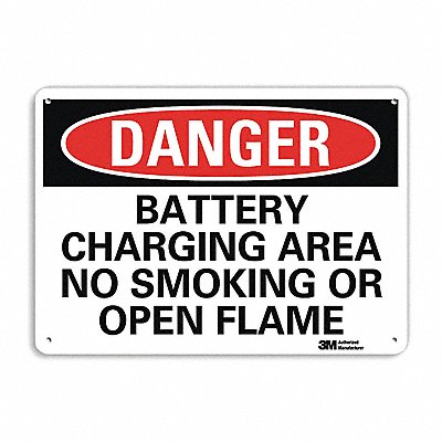 Danger Sign 10 in x 14 in Aluminum