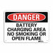 Danger Sign 10 in x 14 in Aluminum