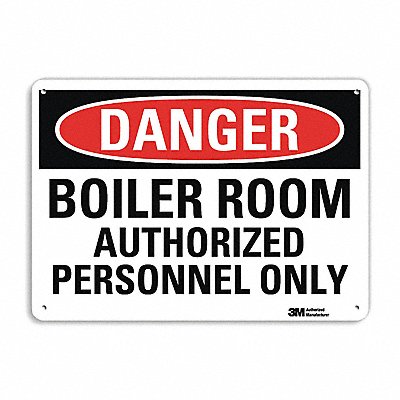 Danger Sign 10 in x 14 in Aluminum