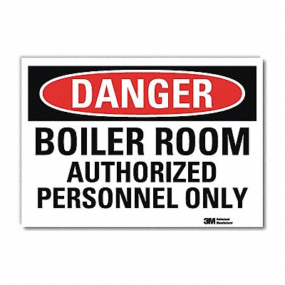 Danger Sign 5inx7in Reflective Sheeting