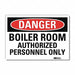 Danger Sign 5inx7in Reflective Sheeting