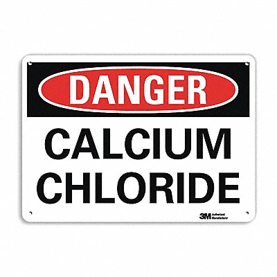 Danger Sign 7 in x 10 in Plastic