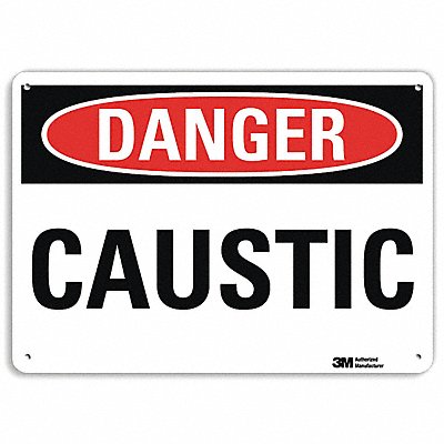 Danger Sign 10 in x 14 in Aluminum