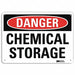 Danger Sign 10 in x 14 in Aluminum
