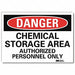 Danger Sign 5inx7in Reflective Sheeting