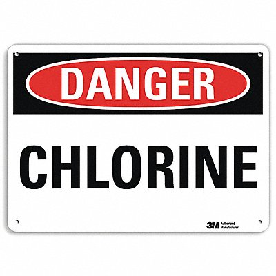 Danger Sign 10 inx14 in Plastic