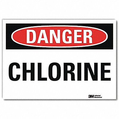 Danger Sign 5inx7in Reflective Sheeting