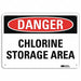Danger Sign 10 in x 14 in Aluminum