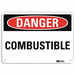 Danger Sign 7 in x 10 in Aluminum