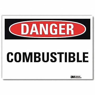 Danger Sign 7inx10in Reflective Sheeting