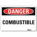 Danger Sign 10inx14in Reflctv Sheeting