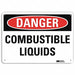 Danger Sign 10 in x 14 in Plastic