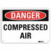 Danger Sign 7 in x 10 in Aluminum