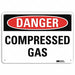 Danger Sign 7 in x 10 in Aluminum