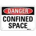 Danger Sign 10 in x 14 in Aluminum