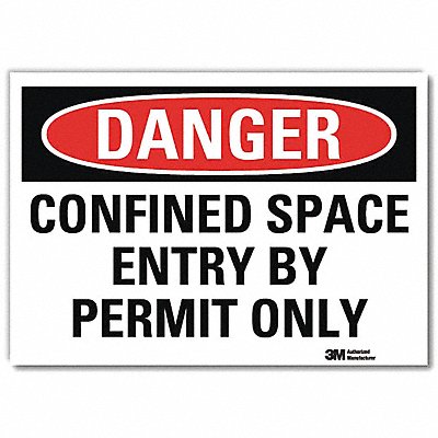 Danger Sign 10inx14in Reflctv Sheeting