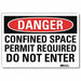 Danger Sign 7inx10in Reflective Sheeting