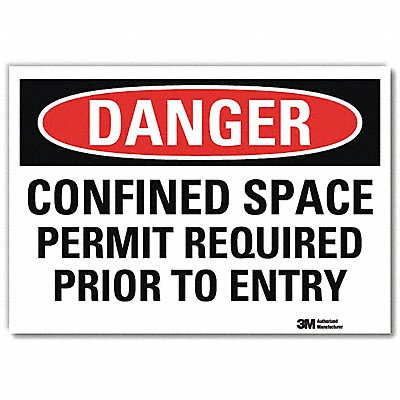 Danger Sign 5inx7in Reflective Sheeting