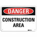 Danger Sign 7 in x 10 in Aluminum