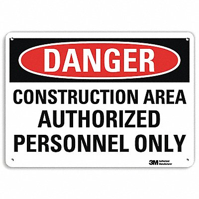 K3080 Danger Sign 10 inx14 in Plastic